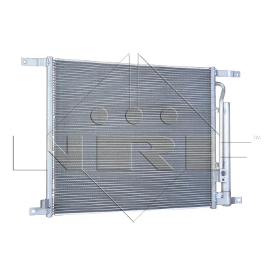 Abbildung von NRF EASY FIT 35931 Klimakondensator mit Trockner, Dichtring 15,5 10,2 Aluminium 495 CHEVROLET: Aveo / Kalos Schrägheck