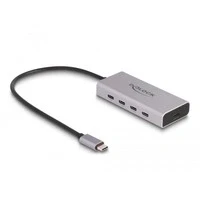 Abbildung von DeLock USB 10 Gbps Type C Hub mit 4 x + 1 PD 85 Watt,
