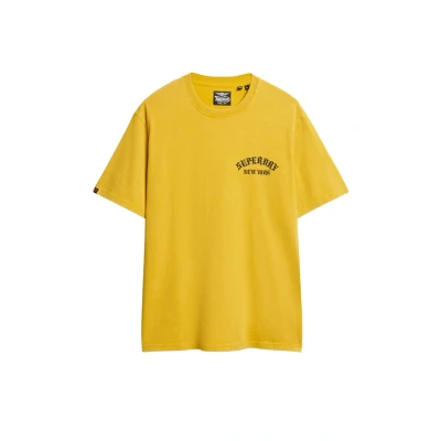 Abbildung von Superdry NEO TRAD Tattoo Tshirt print, Herren, Größe: 3XL, Oil yellow