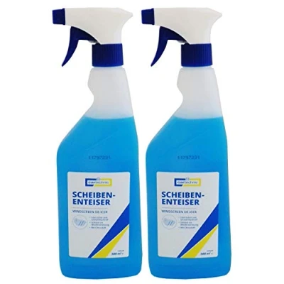 Abbildung von 2 x cartechnic Scheibenenteiser 500ml, Enteiserspray Auto, Eisentferner für Autoscheiben
