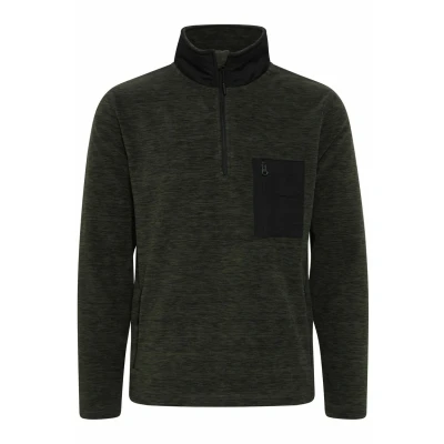 Abbildung von Indicode Jeans Idwimort Fleecepullover, Herren, Größe: Medium, Army