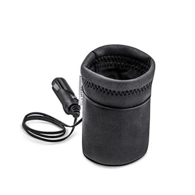 Abbildung von Hauck Feed Me Auto Fläschchen /Babykostwärmer, für Gläschen, Becher und Fläschchen, 12 Volt KFZ Anschlüsse, grau