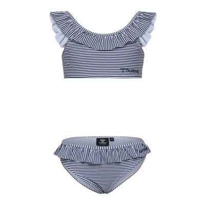 Abbildung von Hummel Hmlfrilli SET Bikini für Kinder, Größe: 104, Navy blazer bright white