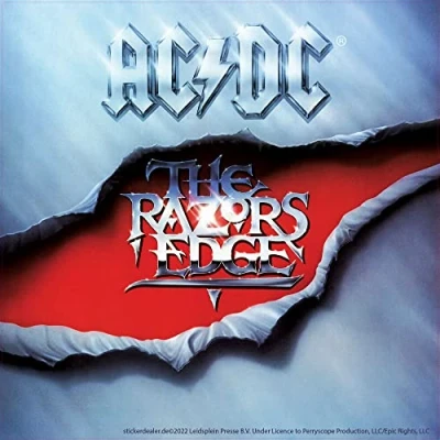 Abbildung von AC/DC Aufkleber The Razors Edge Sticker Angus Hardrock Metal Heavy ca. 10x10 cm