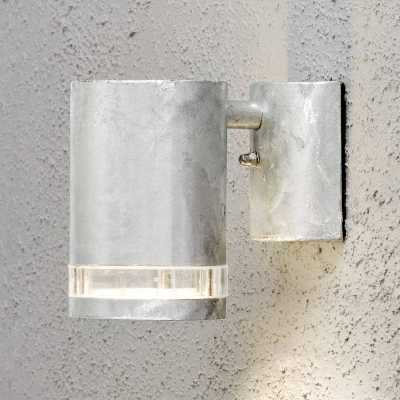 Abbildung von Gnosjö Konstsmide Außenleuchte, Modena Wandleuchte, galvanisiert grau, 9 x 14,5 13,5 cm, 3 ml, 7511 320