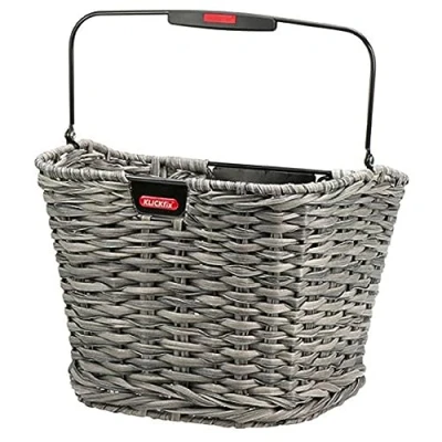 Abbildung von KLICKFix Unisex Adult Structura Fahrradkorb, Schilf, 34x25x27cm