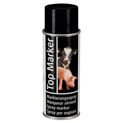 Abbildung von Kerbl Markierungsspray Top Marker Schwarz 500ml