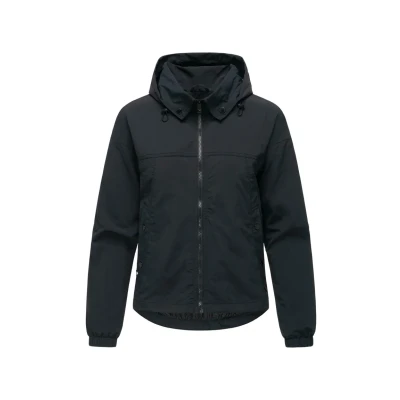 Abbildung von Ragwear ÜBERGANGS Cerys Regenjacke / wasserabweisende Jacke, Damen, Größe: Small, Black