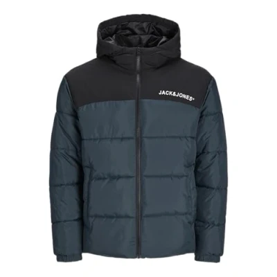 Abbildung von JACK&amp;JONES JUNIOR Jungen JJMOON Hood Puffer MNI Pufferjacke, Magical Forest/Detail:Blocking, 110