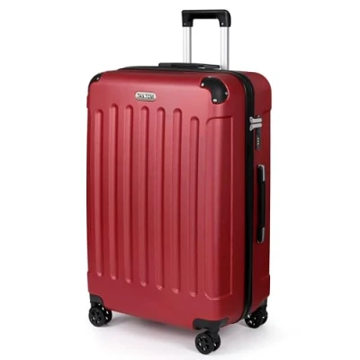 Abbildung von TANTOMI Koffer Groß, Reisekoffer, Hartschalenkoffer Trolley mit Rollen, 3 Stelliges Codeschloss, Zahlenschloss Teleskopgriff, Suitcase für Reisen Geschäft