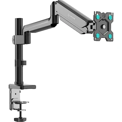 Abbildung von ONKRON VESA Monitor Halterung Tisch 1 schwenkbar 13 34 bis 12 kg Halterung, (bis 34,00 Zoll, Ständer / Stand, 75x75 100x100 mm, Tragfähigkeit beträgt 2 kg)