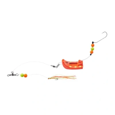 Abbildung von Balzer Plattfisch Perchman Rig 100g Rot Gelbe Punkte