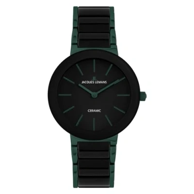 Abbildung von Jacques Lemans 42 8K Armbanduhr Monaco Grün/Schwarz Unisex