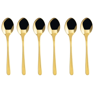 Abbildung von Sambonet Kaffeelöffel Taste Gold 6 teilig