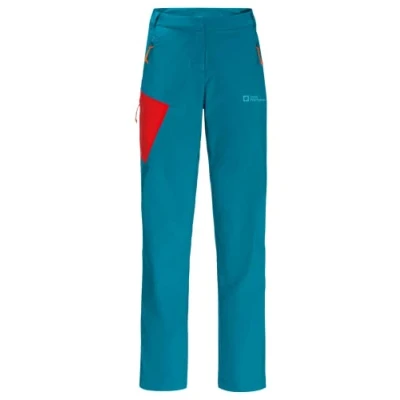Abbildung von Jack Wolfskin Glastal Stoffhose, Damen, Größe: 34, Tile blue