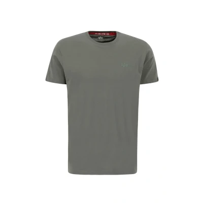 Abbildung von Alpha Industries AIR Force Tshirt print, Herren, Größe: Medium, Dark olive