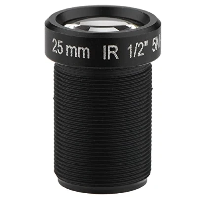 Abbildung von Lazmin 25mm 1/2 &quot;CCTV IP Kamera Festobjektiv, 5MP Überwachungskamera CCTV Objektiv Ersatz