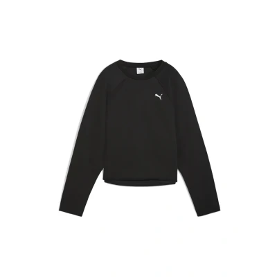 Abbildung von Puma Evostripe Comfort Sweatshirt, Damen, Größe: Small, Black