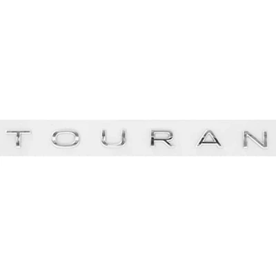 Abbildung von Volkswagen 5TA853687A2ZZ Schriftzug Touran Aufkleber Emblem Heckklappe Logo, Chrom glänzend