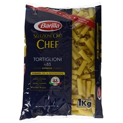 Abbildung von Barilla Pasta Selezione Oro Chef Tortiglioni n. 83, 3er Pack (3 x 1 kg)