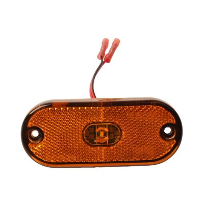 Abbildung von Aspock Flatpoint 3 orange/gelbe Begrenzungsleuchte 2 adriges Kabel mit Steckbrücken LED Anhängershop
