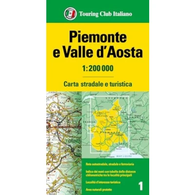 Abbildung von Piemonte / Val d&#039; Aosta (1) (Carta stradale e turistica, Band 1)