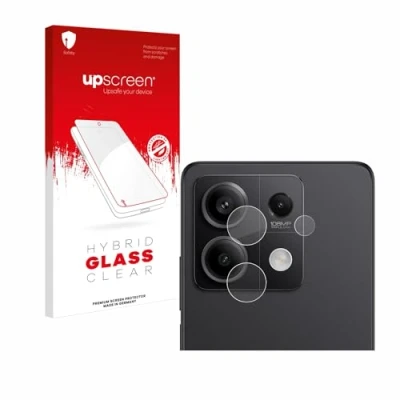 Abbildung von upscreen Schutzglas für Xiaomi Redmi Note 13 Pro 5G (NUR Kameraschutz) Schutzfolie, Glas Folie [Klar, 9H Panzerschutz, Anti Fingerprint]