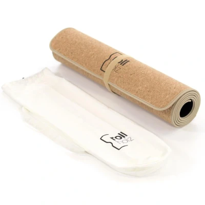 Abbildung von rollholz Yogamatte aus Kork 185 x 61 0,6 cm 1 St