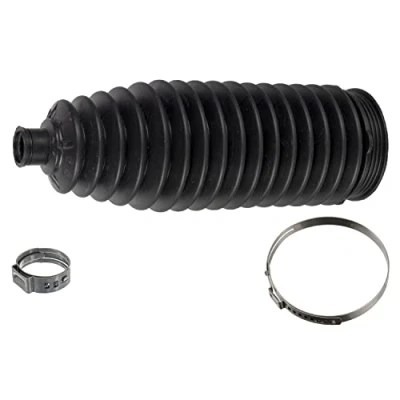 Abbildung von FEBI BILSTEIN 172795 Faltenbalgsatz, Lenkung Thermoplast Vorderachse links, rechts mit Schellen OPEL: Combo Großraumlimousine