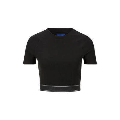 Abbildung von HUGO Dolly Tshirt basic, Damen, Größe: Large, Black