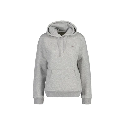 Abbildung von GANT Kapuzenpullover, Damen, Größe: 5XL, Light grey melange