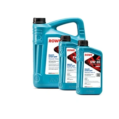 Abbildung von ROWE 5 + 2x 1 Liter HIGHTEC MULTI SYNT DPF SAE 5W 30 Motorenöl PKW Motoröl mit Abgasnachbehandlung, Turboaufladung