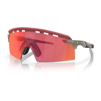 Abbildung von Oakley Encoder Strike Vented Unisex Grau Solbrillen mit Prizm Trail Torch Einheitsgröße für optimalen Schutz und Sicht beim Laufen