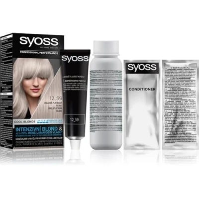 Abbildung von Syoss Permanent Coloration Haarfärbemittel, 12.59 Platinblond 115 ml