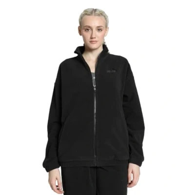 Abbildung von Puma Elevated Winterized Jacket Fleecejacke, Damen, Größe: Medium, Black