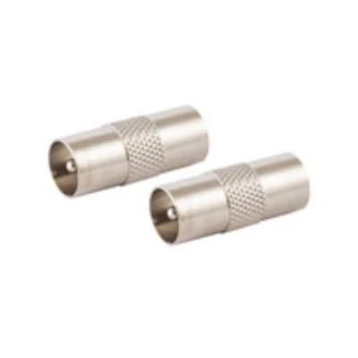 Abbildung von PADCR 2x Koaxial Antenne Antenna Koax Adapter Verlängerung (Stecker auf Stecker)