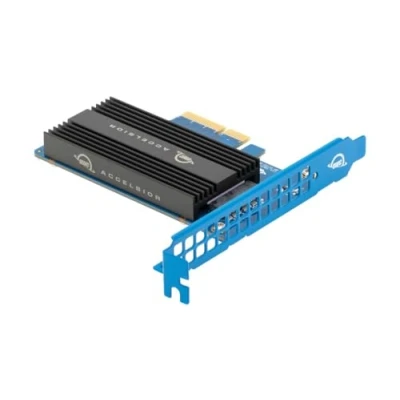 Abbildung von OWC Accelsior 1A Apple Factory SSD bis PCIe Adapter Card
