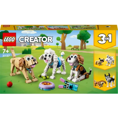 Abbildung von LEGO Creator 3 IN 1 Adorable DOGS Animal Figures TOYS Minispielzeug für Kinder, Größe: One Size, Mehrfarben