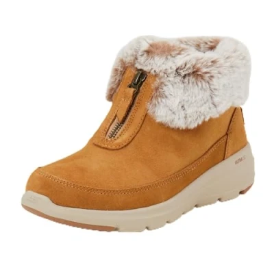 Abbildung von Skechers Damen Glacial Ultra Sweet Vibes Stiefelette, kastanienbraun, 39 EU