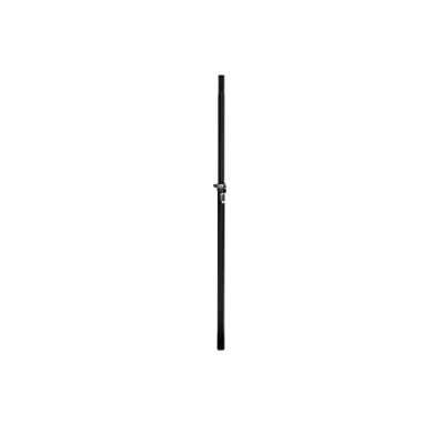 Abbildung von OMNITRONIC BPS 2 Boxenhochständer/Stativ schwarz Variable Distanzstange, M20 Gewinde, von 110 200 cm verstellbar und bis 18 kg belastbar
