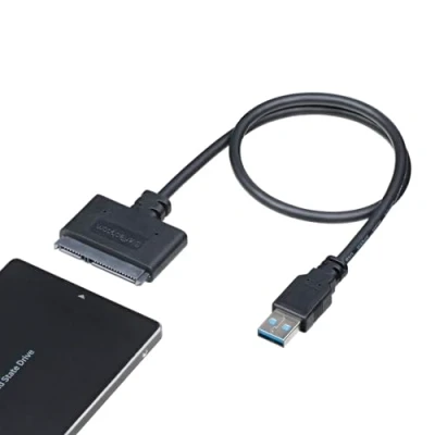 Abbildung von StarTech.com SATA auf USB Kabel 3.0 2.5&quot; III Festplatten Adapter Externer Konverter für SSD/HDD Datenübertragung (USB3S2SAT3CB)