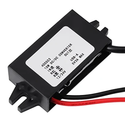 Abbildung von 12V Auf 5V Usb,12V Usb Steckdose,Dc Wandler 5V,12V Usb,Dc 12 V 24 Bis 5 Abwärtdler Regler,1 Stück Dc Adapter / 3 A Konverter Regler Kabel Drähte Net