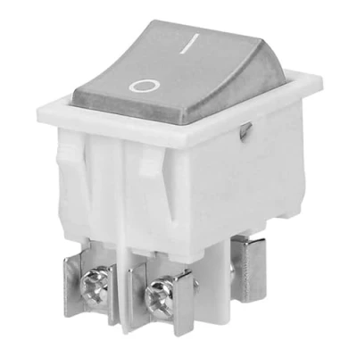 Abbildung von Miratic Unterbeleuchtet Kippschalter 230v, Schalter 230V Versorgungsspannung: , 50Hz Strom: 20 A (transparentes, weißes Gehäuse)