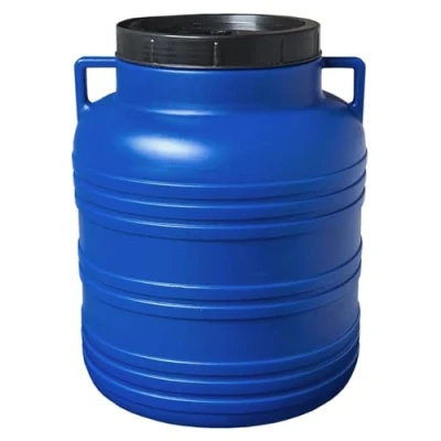 Abbildung von Plasteo Regentonne Weithalsfass Lebensmittelecht BPA Frei Sauerkrautfass, 20 l,