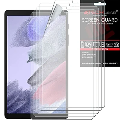 Abbildung von TECHGEAR 5 Stück Schutzfolie für Galaxy Tab A7 Lite 8.7 Zoll (SM T220 / SM T225) Screen Protector, Ultra Klare Bildschirmschutz Display folie Kompatibel mit Samsung 2021