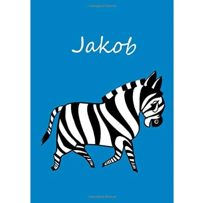 Abbildung von Jakob: Malbuch / Notizbuch Tagebuch Zebra DIN A4 blanko