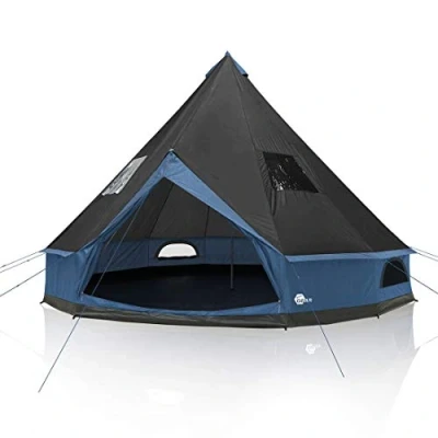 Abbildung von yourGEAR Tipi Zelt Ravello 400 Tipizelt 4 6 Mann Familienzelt Stehhöhe, Personen: