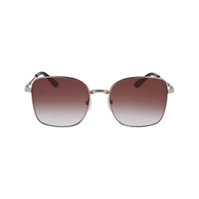 Abbildung von Calvin Klein Sonnenbrille goldcoloured, Damen, Größe: 56, Gold coloured