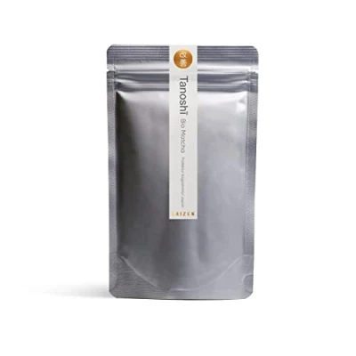 Abbildung von Kaizen® Tanoshī Bio Matcha Tee Tezumi Contest Grade 35 Tage Tana Beschattung Direktimport aus der Präfektur Kagoshima/Japan 80g im wiederverschließbaren Aromaschutzbeutel