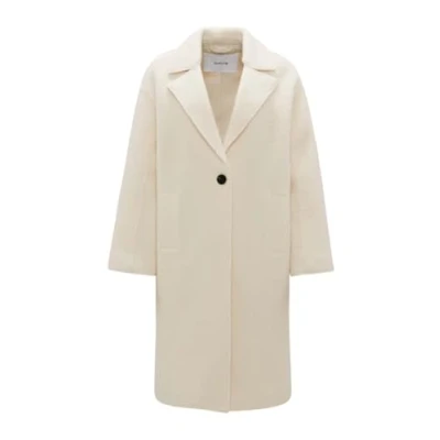 Abbildung von Opus Hannie Klassischer Mantel, Damen, Größe: 42, Soft cream